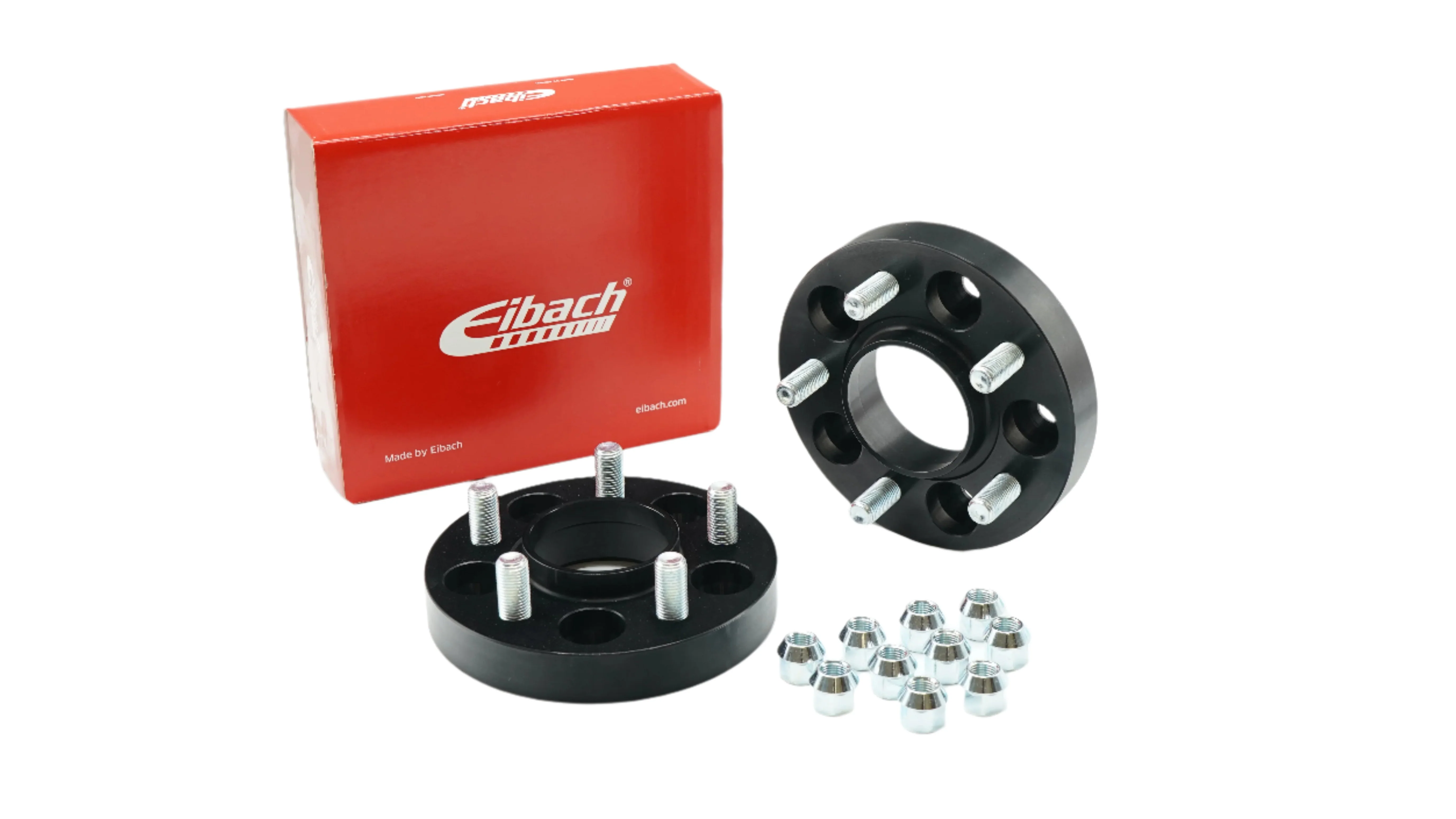 Eibach Pro-Spacer Kit (Pair Of Spacers) 25mm Per Spacer (System 4) S90-4-25-063-B (Black) - Image 2
